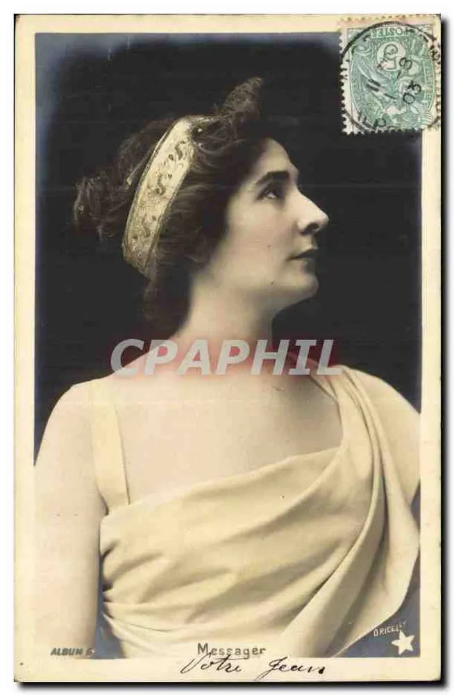 Frau in einem antiken Kleid — Bote — Oricell, Album 6 - Vorderseite