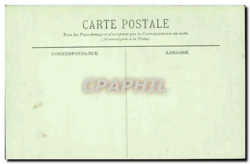Tunis — Garten — Avenue de Paris — LL, Nr. 162 - Rückseite