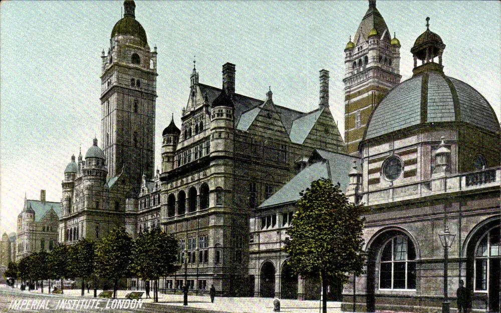 Imperial Institute, London — architektonische Ansicht — P.P. & P.C.G. Croydon - Vorderseite