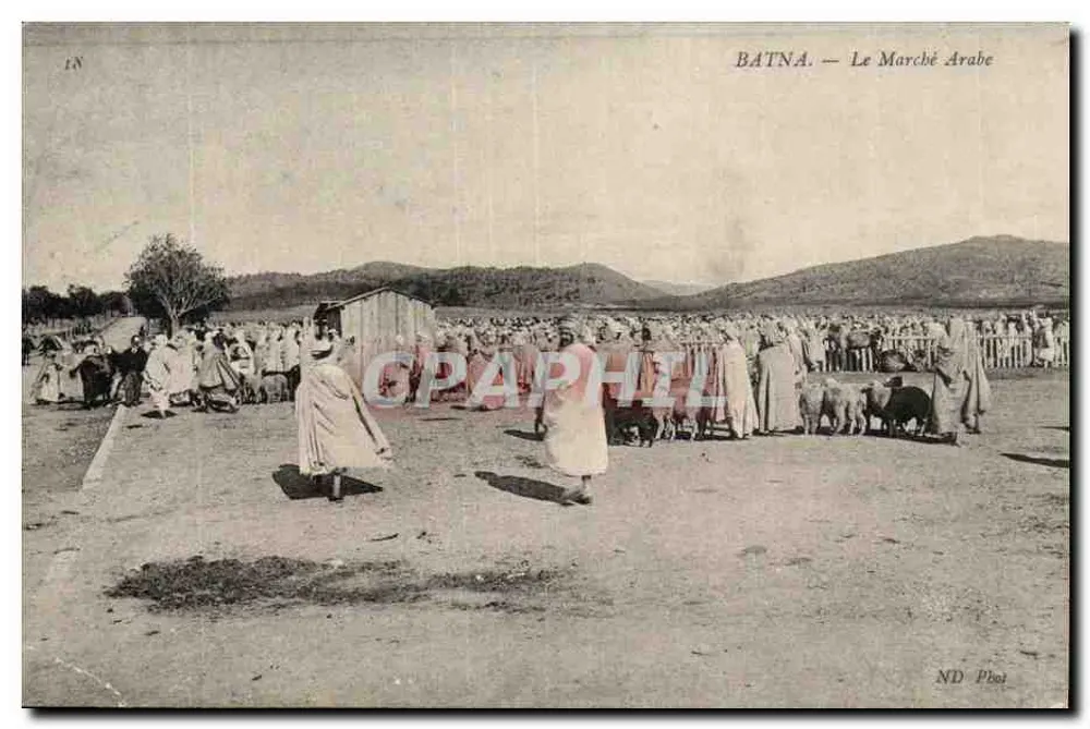 Batna — O Mercado Árabe — ND Phot - Frente