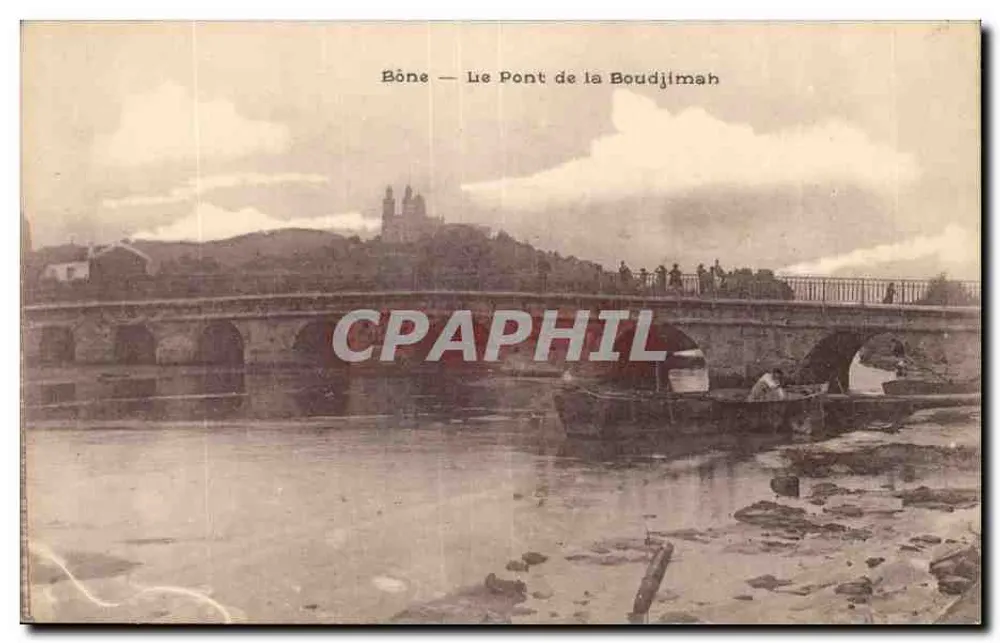 Bône — De Brug van Boudjimah — Foto Combier Mason - Voorkant