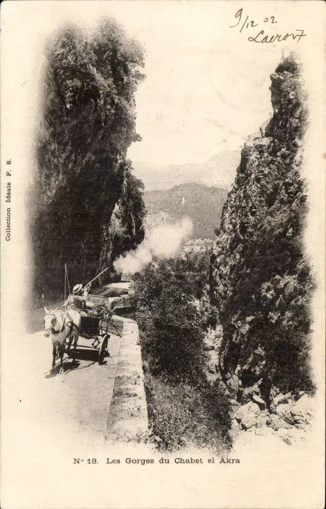 Die Schluchten von Chabet el Akra — Ideal Collection P. S., Nr. 18 - Vorderseite