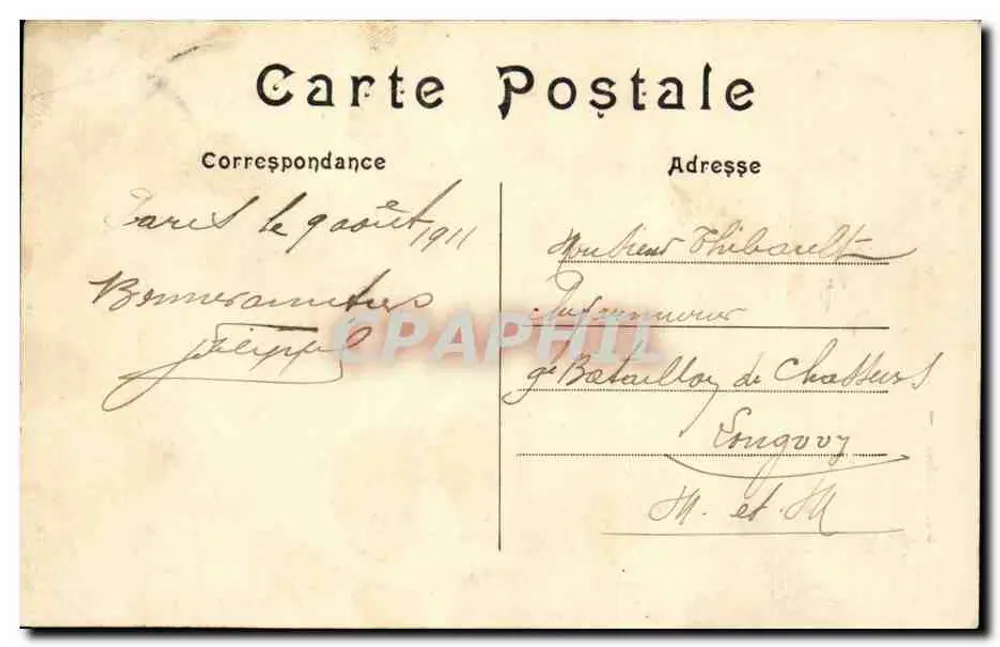 Paris — O Moulin Rouge — C.M. - Verso