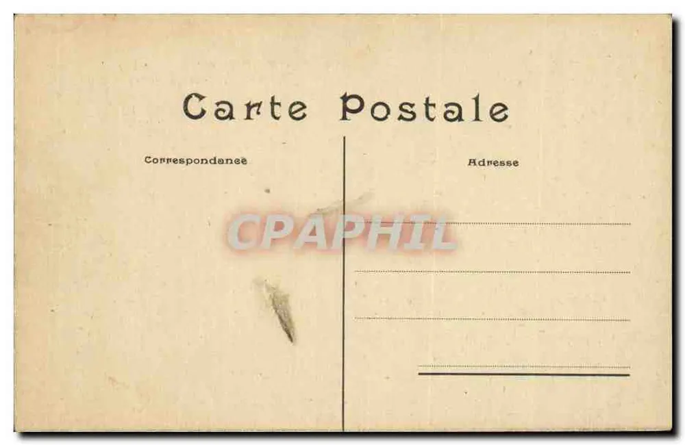 Große Überschwemmungen 1910 — Quai de la Rapée — S.R.A. - Rückseite