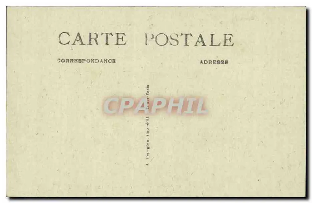 Châtellerault: O Mail e a Igreja de São João Batista — A.P. (editor) - Verso