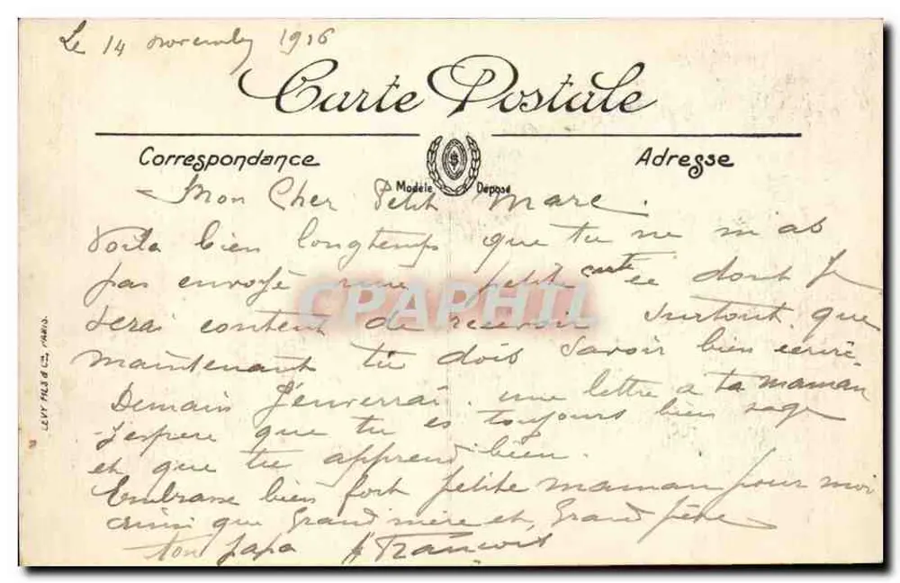 Poitiers — Die Kasernen des 38. Artillerieregiments — L.L. - Rückseite