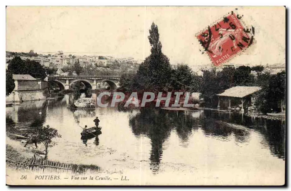 Poitiers — Ansicht der Creuille — LL. n°56 - Vorderseite