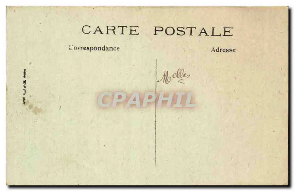 Poitiers — O Parque de Blossac — LL. — 74 - Verso