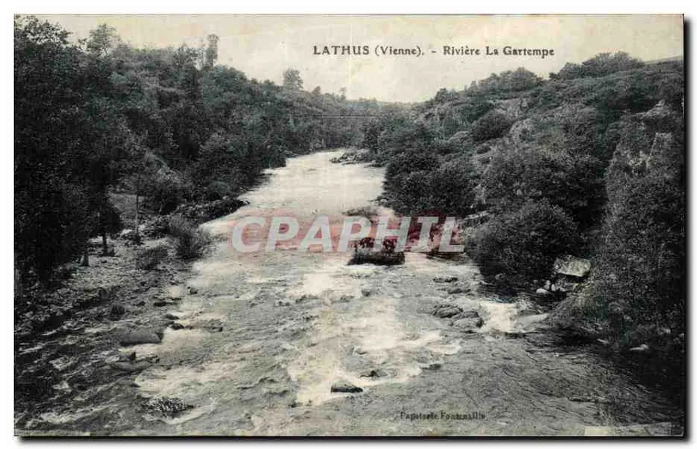Lathus (Vienne) — Rio La Gartempe — Papatoete Fontanille - Frente
