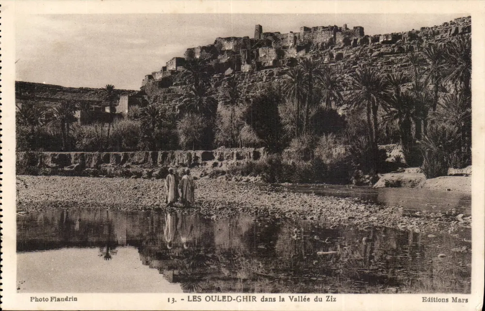 LES OULED-GHIR in der Schlucht des Ziz — Editions Mars, Nr. 13 - Vorderseite