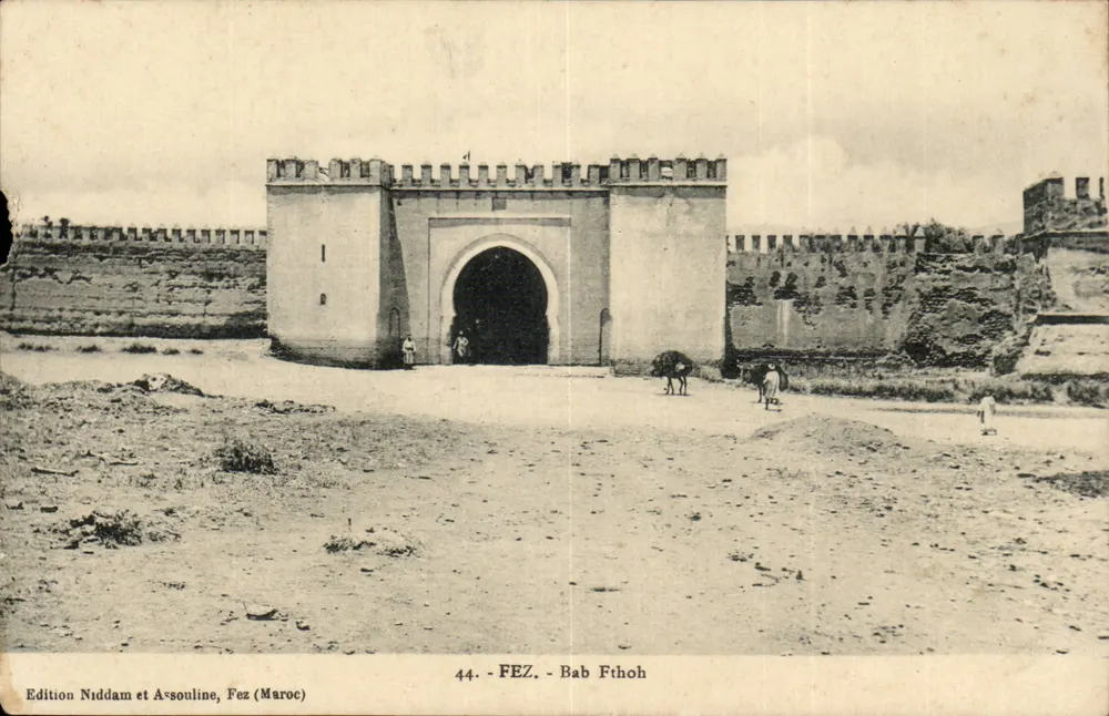 Fès - Bab Fthoh — Edição Niddam e Assouline, Fez (Marrocos) n°44 - Frente