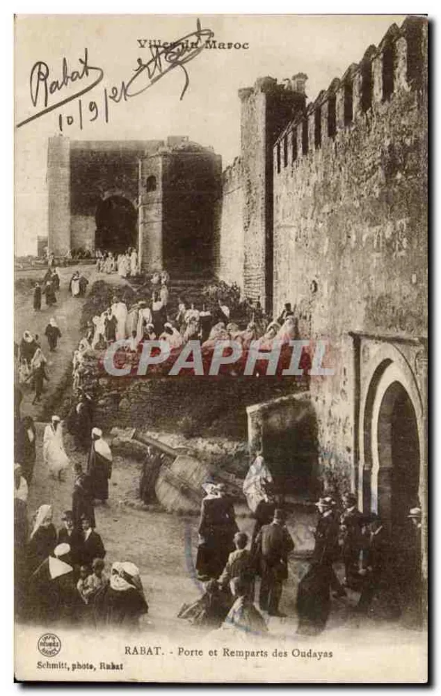 Rabat — Tor und Mauern der Oudayas — Schmitt, Foto, Rabat - Vorderseite