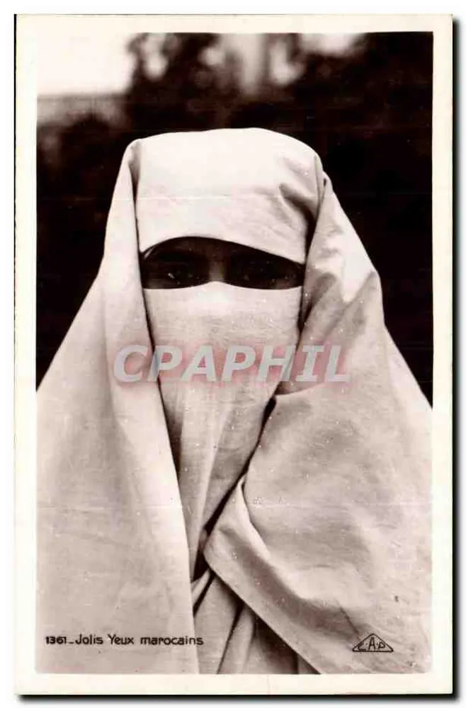 Yeux marocains — 1936 — "Raal-Photo" G. M. F. Strasbourg - Recto
