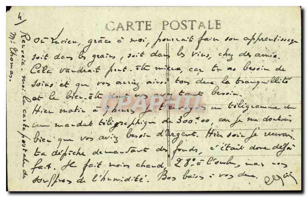 Marselha - Porta de Aix — editor não identificado, número de série não visível - Verso