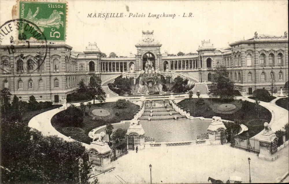 Marseille - Palácio Longchamp - L.R. - Frente