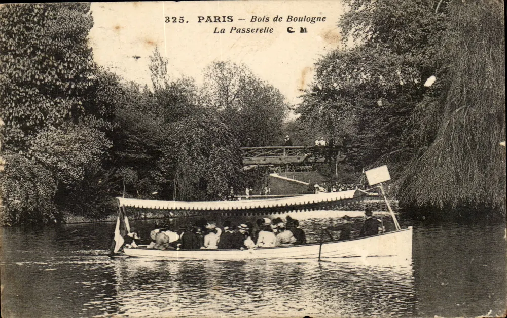 Paris — Bois de Boulogne — Die Brücke — C M n°325 - Vorderseite