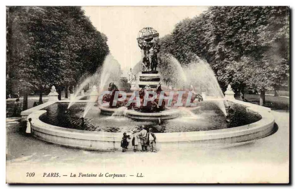 PARIS — La Fontaine de Carpeaux — LL. n°709 - Recto