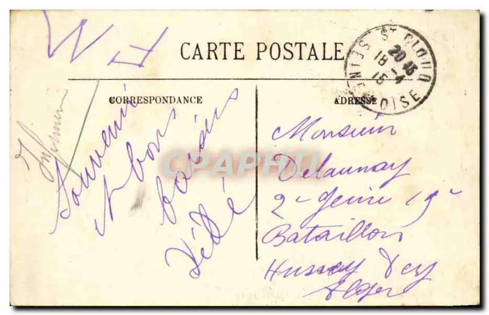 Saint-Cloud — O Parque — O Ponte do Diabo — LL - Verso