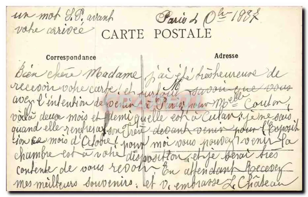 Hauptaltar — Kirche von Fontevrault — Fr. Voelcker, phot. Saumur, Einlage 129 - Rückseite