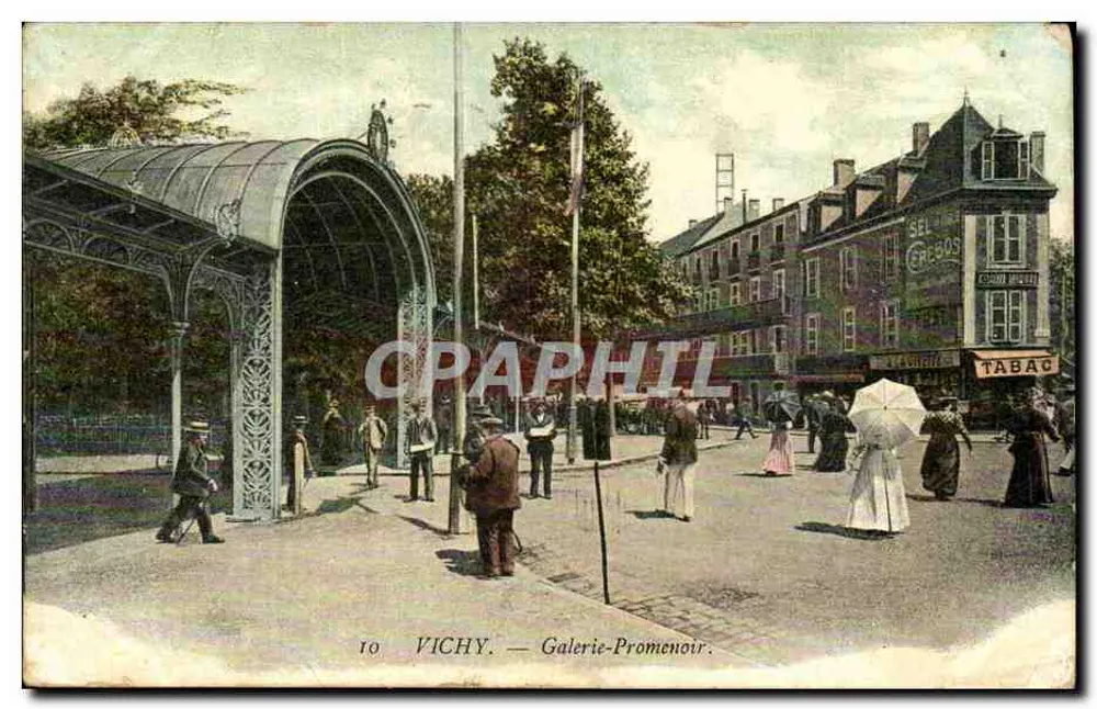 Vichy — Galerie-Promenoir — Éditeur non identifié, n° de série 10 - Recto