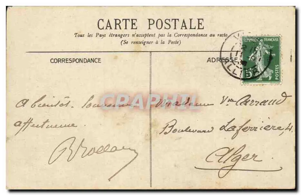 Vichy — Galerie-Promenoir — Éditeur non identifié, n° de série 10 - Verso