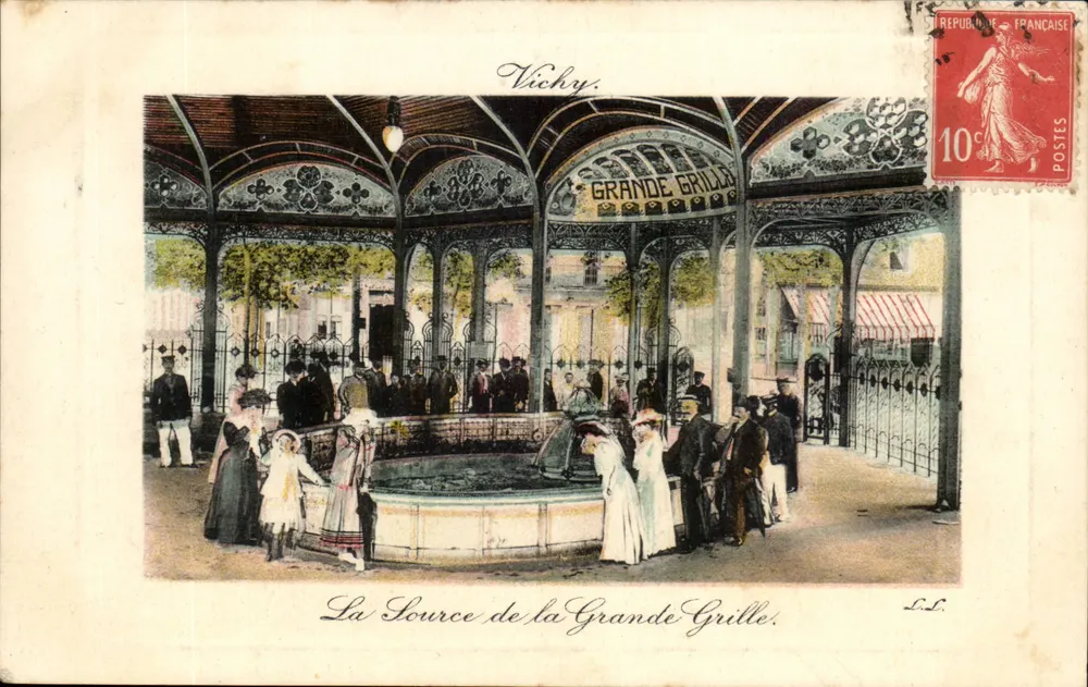 Vichy — La Source de la Grande Grille — L.L. éditeur - Awers