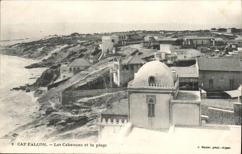 Cap Falcon — Os Cabanões e a Praia — J. Galear, fot. — Alger - Frente