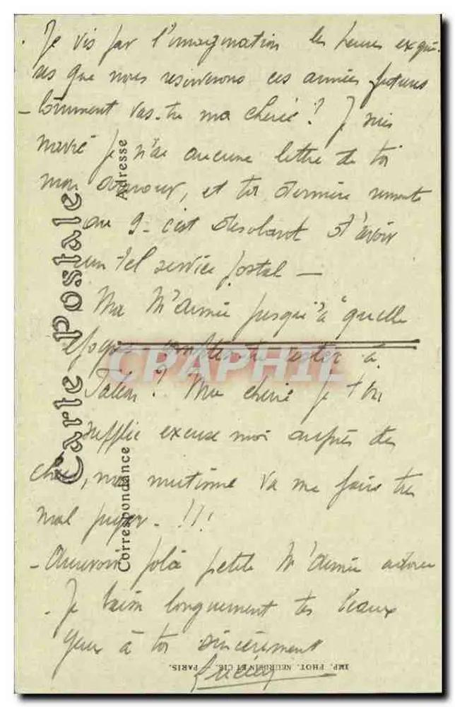 Chartres — Alte Befestigungen am Ufer der Eure — ND. Foto Nr. 179 - Rückseite