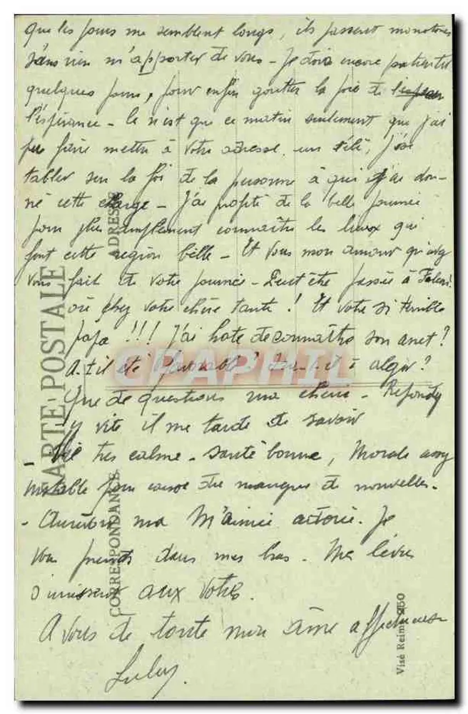 Saint-Thierry - Die Kirche — Der Krieg in der Champagne 1914-1917 - Rückseite