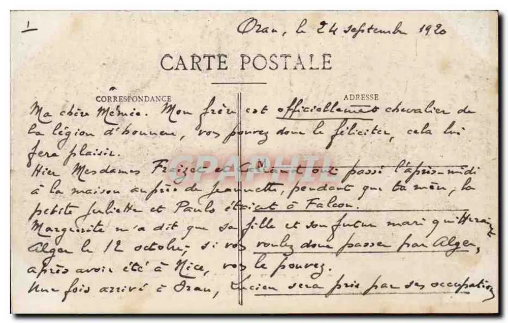 Gedenkstein der 86. Brigade - Cor de Ja CHIPOTTE (Vosges) — Ad. Weick, Saint-Dié - Nr. 19218 - Rückseite