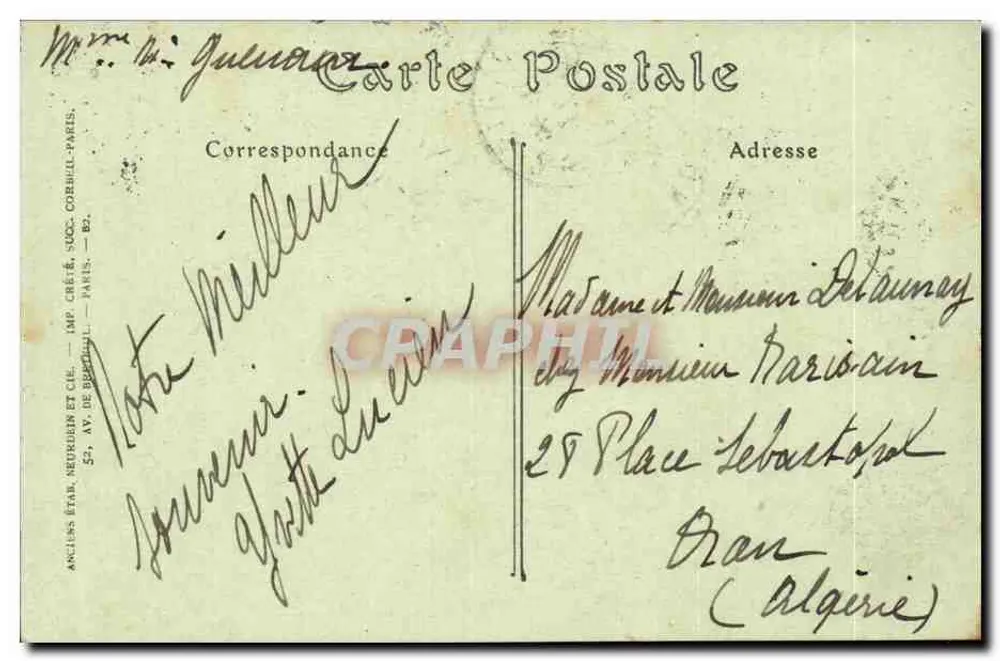 Paris — Ansicht der Rue Soufflot und des Panthéons - Rückseite
