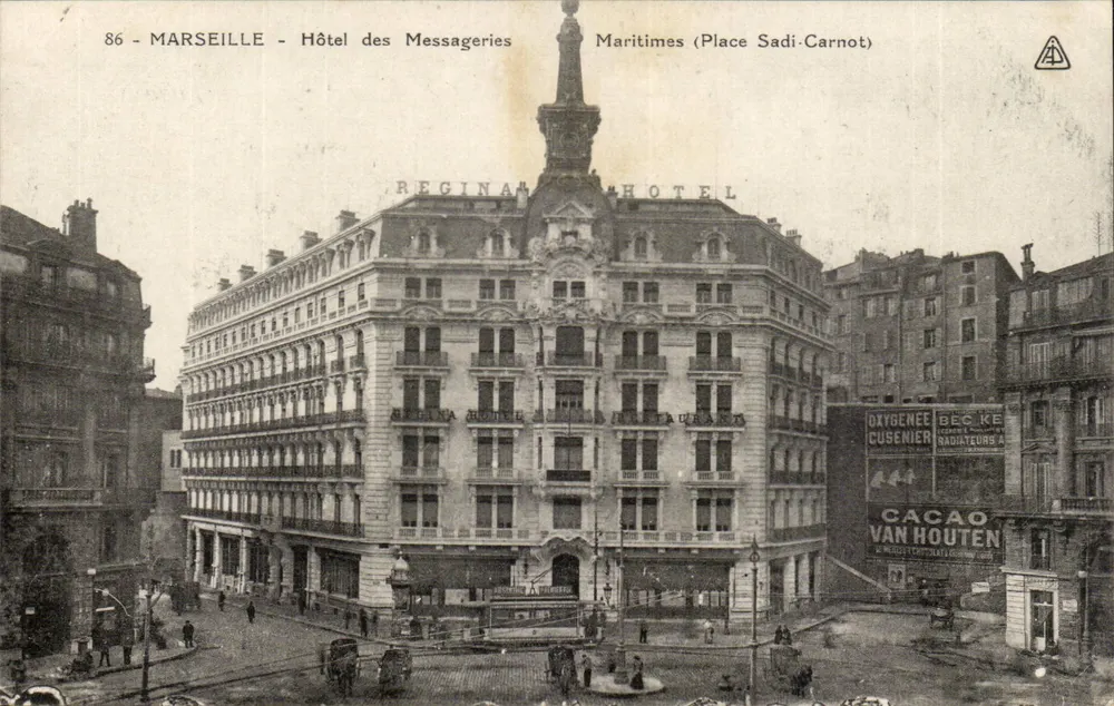 Marseille - Hotel des Messageries Maritimes (Place Sadi-Carnot) — unbekannter Verlag, n° 86 - Vorderseite