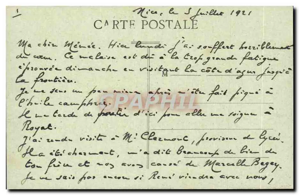 Marseille — Ansicht des Alten Hafens — Unbekannter Verleger, Nr. 80 - Rückseite
