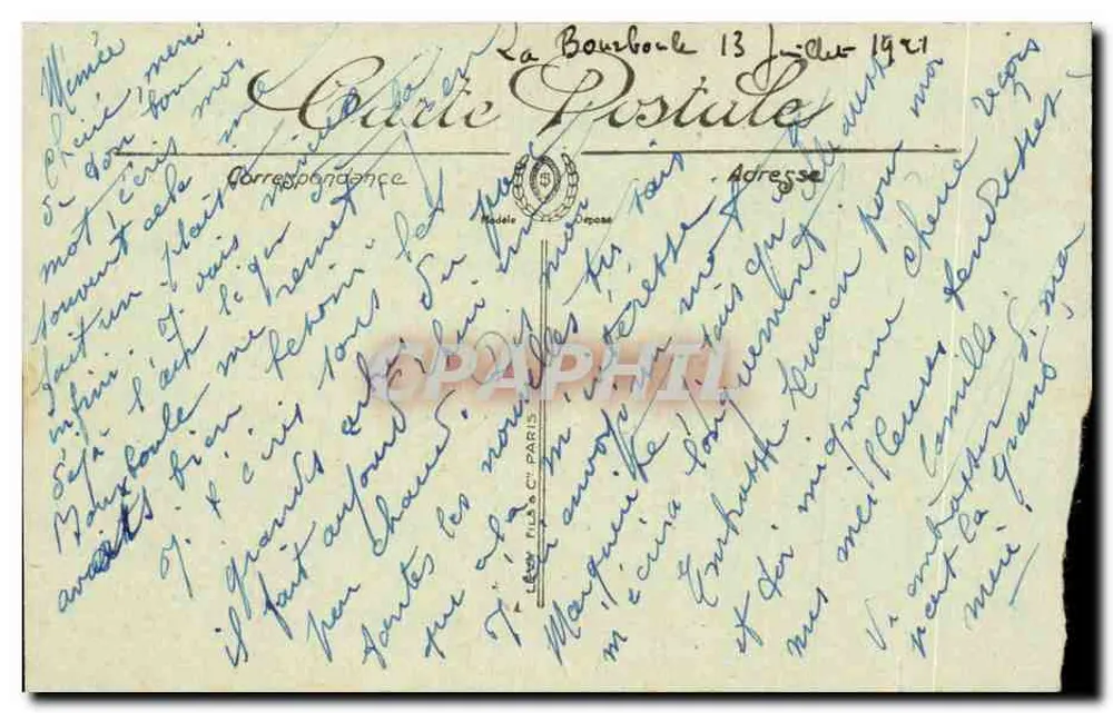 La Bourboule — Estabelecimento Termal — Fonte Choussy-Perrière — LL - Verso