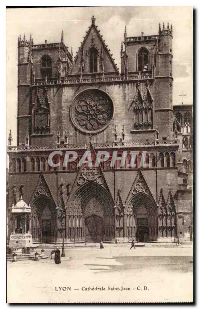LYON — Catedral de São João — C. B. - Frente