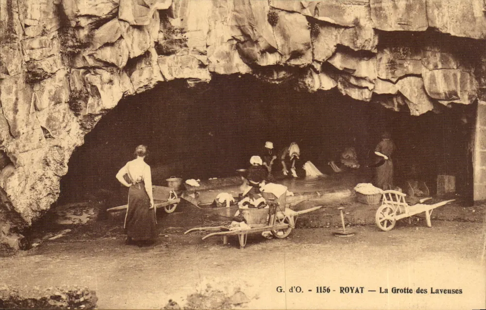 Royat — Die Höhle der Wäscherinnen — G. d'O. - 1156 - Vorderseite