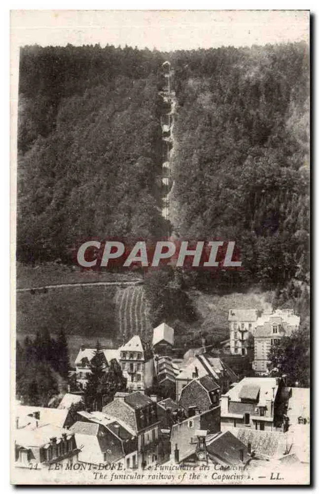 O Monte Dore — O funicular dos Capuchinhos — LL - Frente