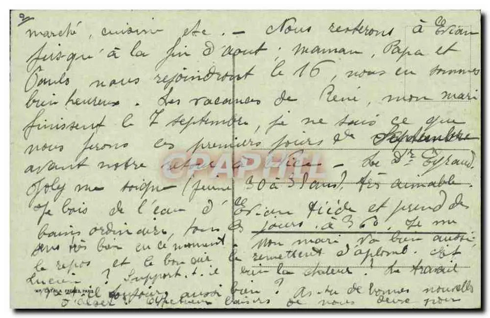EVIAN-LES-BAINS — Vista Geral, o Lago — B.F. "Lux" - Verso