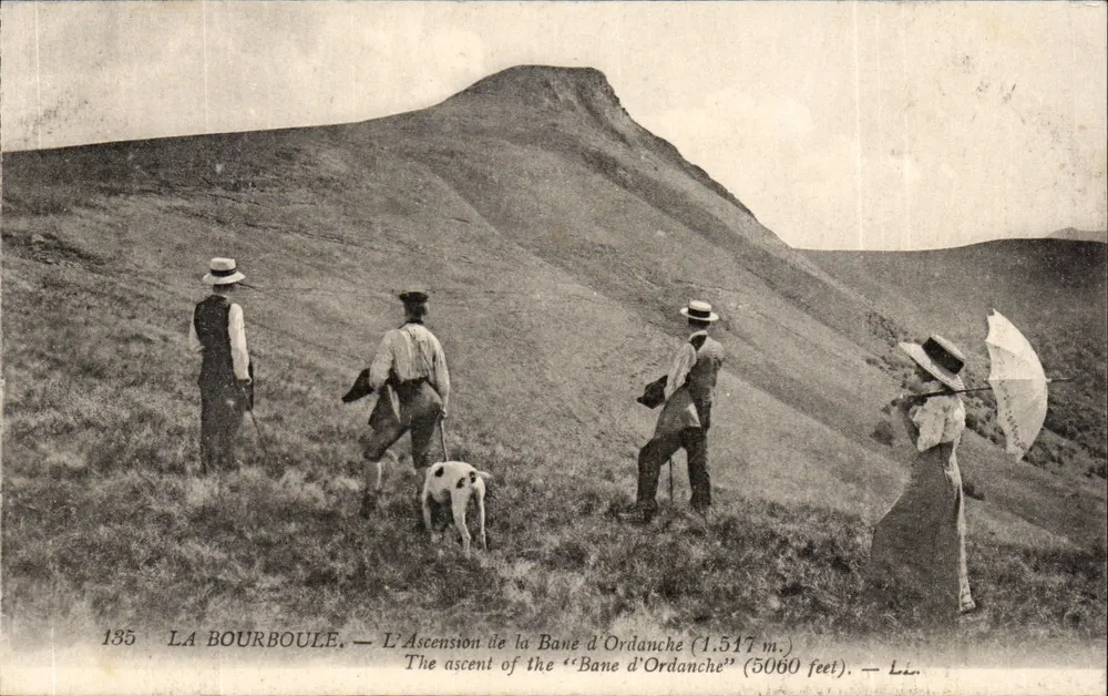 La Bourboule — Die Besteigung der Bane d'Ordanche (1.517 m.) — LL, n° 135 - Vorderseite