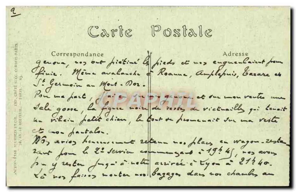 Châtel-Guyon — L'ingresso dei nuovi Termini Termali — JND Fot. - Verso
