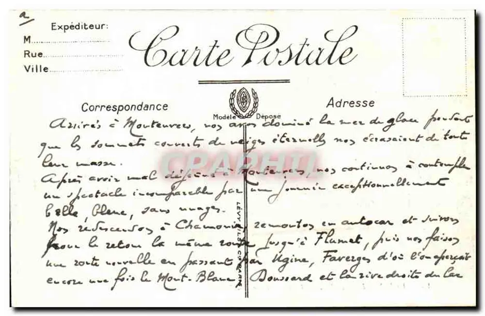 ÉVIAN-LES-BAINS — O Hotel Royal — LL. — n°97 - Verso