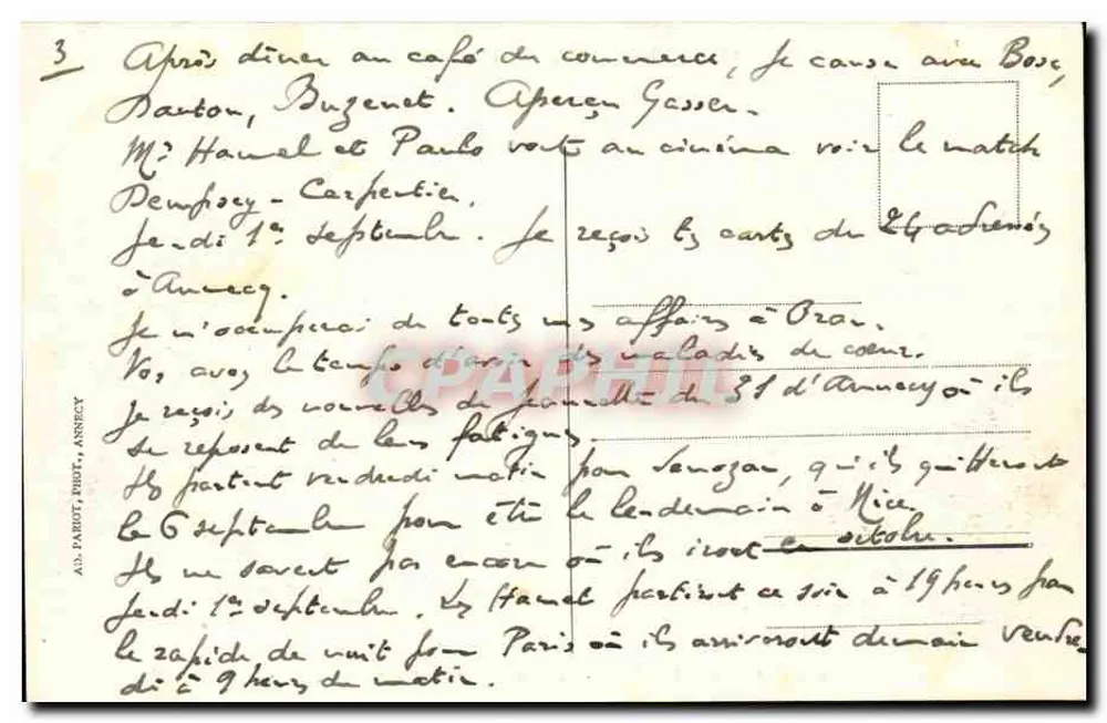 Lac d'Annecy — Schloss und Dents de Lanfont — pittoreske Orte der Savoie — Verlag DUINGT, n° 206 - Rückseite