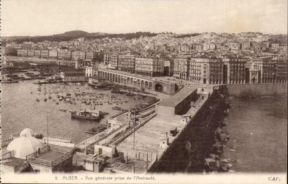 Alger — Allgemeiner Blick vom Admiralat — CAP. - Vorderseite