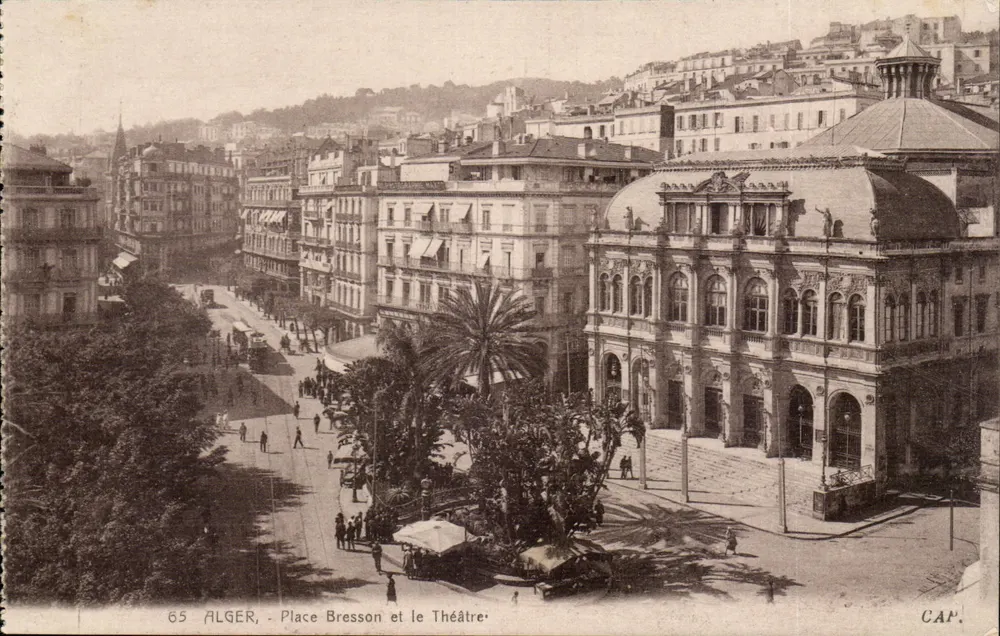 Alger, Place Bresson und das Theater — CAP, Nr. 65 - Vorderseite