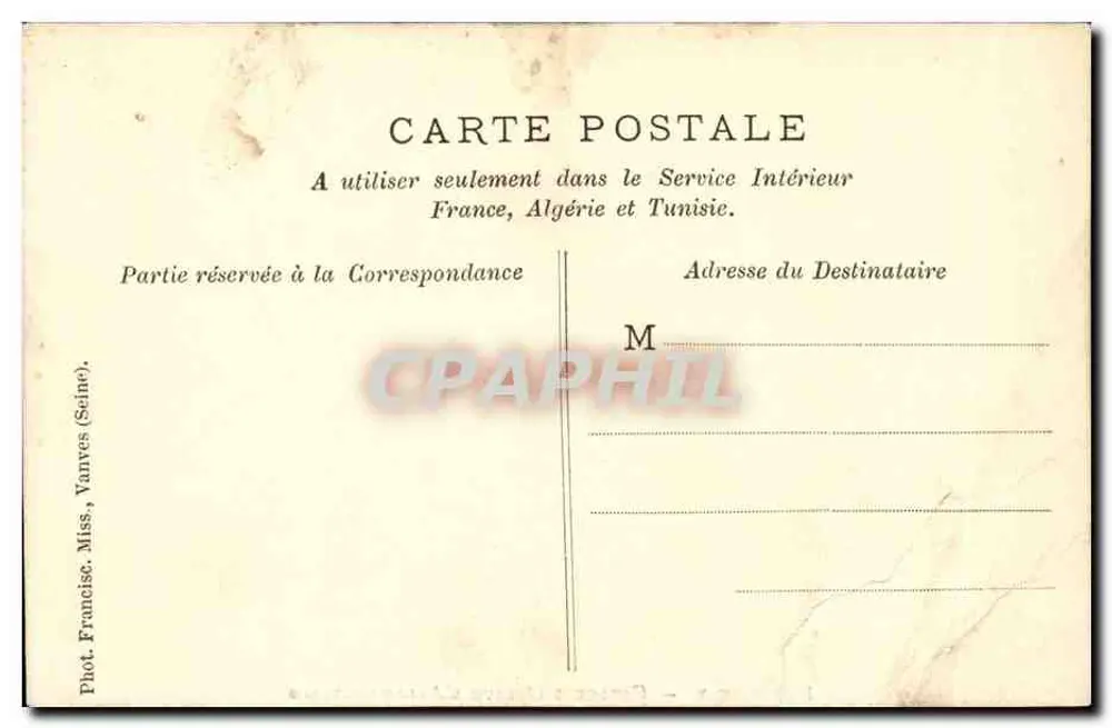 Madagascar — Quelques lépreux d'Ambohidratrimo — Phot. Francis, Vanves (Saine) - Rückseite