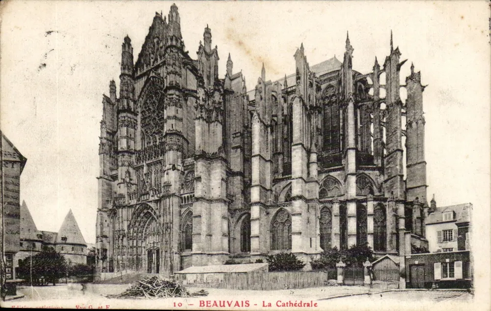 Beauvais - A Catedral — Edição artística, vista C e E, n°10 - Frente