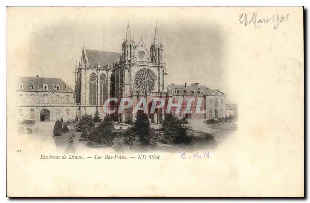 Arredores de Dinan — Les Bas-Foins — ND Phot - Frente