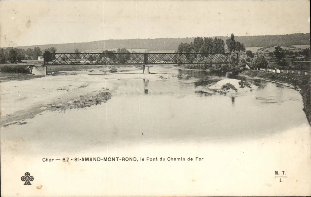 St-AMAND-MONT-ROND — Pont du Chemin de Fer — M.T. L. - Vorderseite