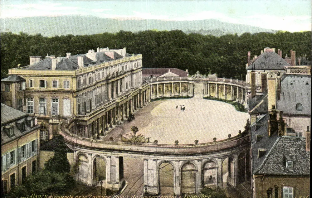 Palast des Regierungs in Pépinière — Hémiptère der Steinbruch — Verlag I. V. & Cie, Paris, Nr. LXXXI - Vorderseite