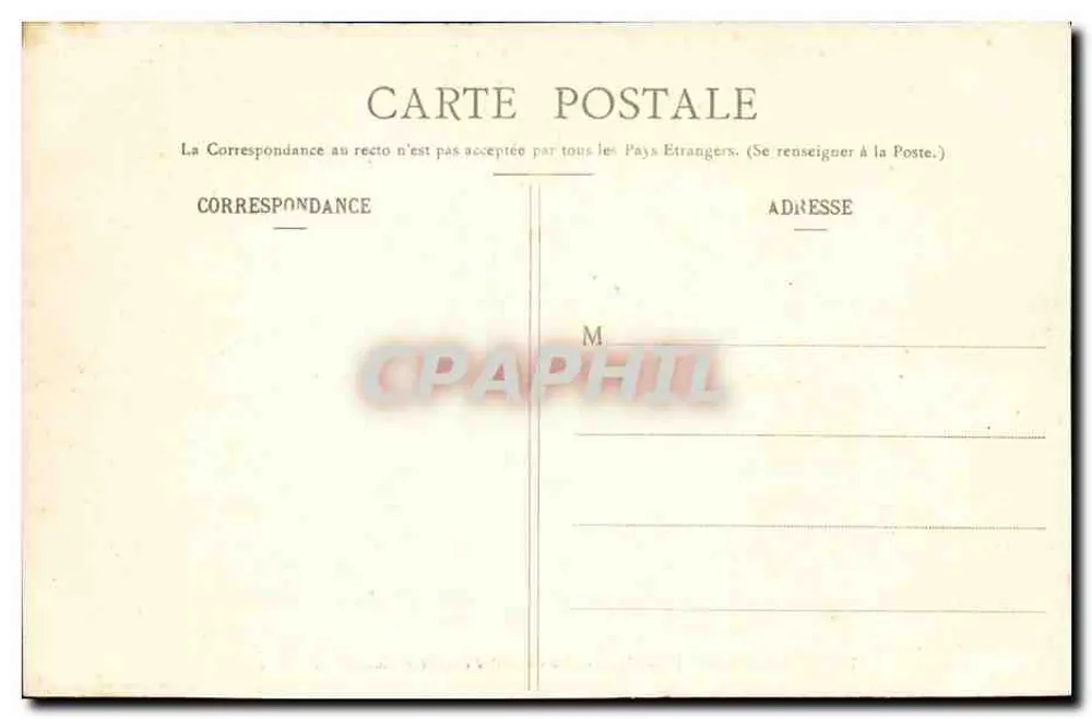 NANCY - Hémicycle de la Carrière - Palais du Gouvernement - Pépinière - Rückseite